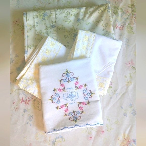 VINTAGE Full/Double Size 5pc Bedding Curation - Picture 11 of 13